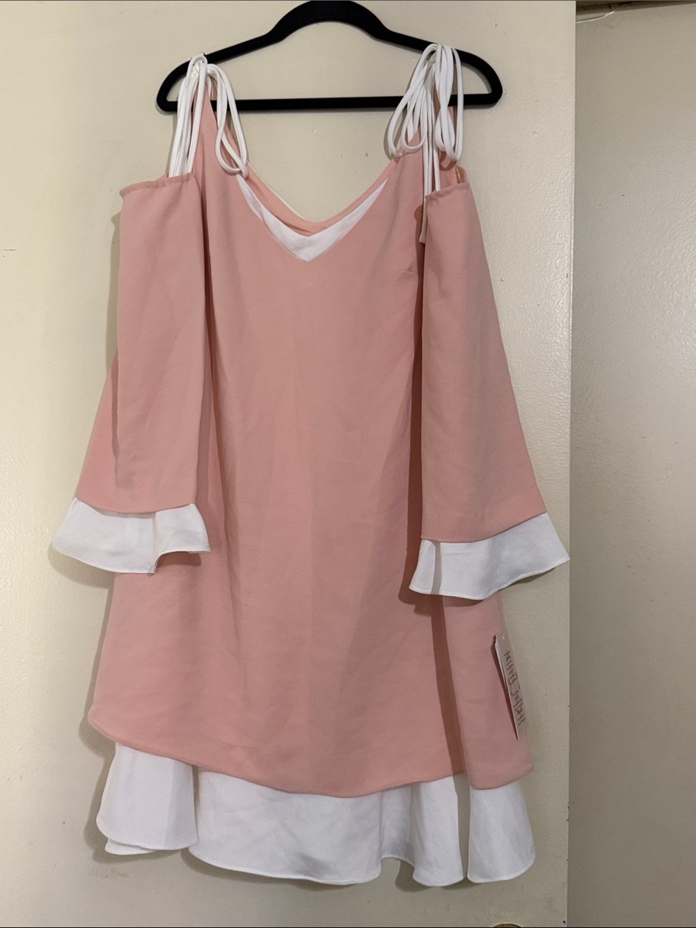 Nanette Nanette Lepore Layered Shoulder Tie Dress